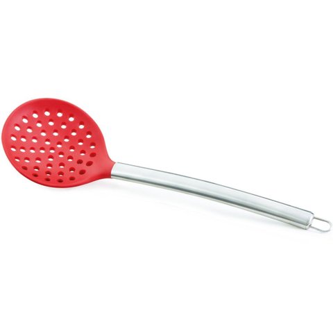 Escumadeira Silicone com Cabo de Aço Inox Utensilios do Chef