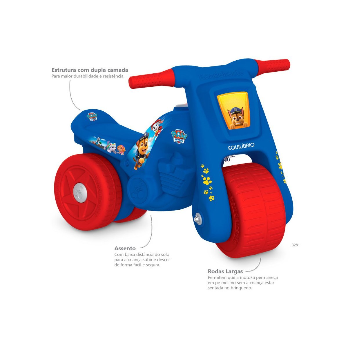 Motoca Infantil Carrinho Toyciclo Quadriculo para Crianças de Treinamento  com 4 Rodas sem Pedal (Rosa)