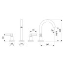 Ver imagem 4 de Kit com 3 Misturador para Lavatório de Mesa Bica Alta com Válvula de Escoamento Elite Celite