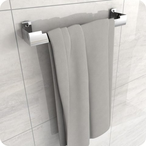 Porta Toalha Rosto Ventosa Suporte Banheiro Inox Elg