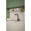 Ver imagem 4 de Kit com 3 Monocomando de Mesa para Cozinha com Bica Extraível "L" Gourmet Celite Preto/Matte