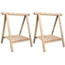 Ver imagem 3 de Kit Cavaletes Dobraveis Madeira Pinus C/ Estrado Technox