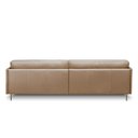 Ver imagem 7 de Sofá Decorativo Anthony 3 Lugares Sala de Estar 240cm Pés em Aço Couro Nude G88 - Gran Belo