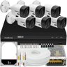 Kit Intelbras 6 Câmeras 1120b 200m Cabo Dvr 8 Canais 1tb 10a - 1