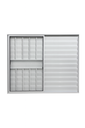 Ver imagem 3 de Veneziana 3 Folhas Aluminio Branco com Grade 1,00x1,50