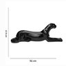 Escultura Decorativa Onça Deitada Preta 17,5x51x13 Cm - Indo Decorar 10 - 5