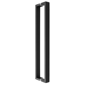 Puxador Porta de Madeira ou Vidro 4cm x 2cm Inox - Preto Text. Loja da Indústria 620mm x 600mm