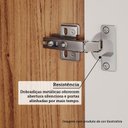 Ver mais imagens de Guarda-Roupa Solteiro 4 Portas 159cm 100% MDF Lumiar Espresso Móveis Bege/Cinamomo/Grafiatto