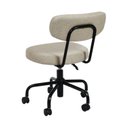 Ver imagem 2 de Cadeira para Escritório Decorativa Linho Giratória Fit