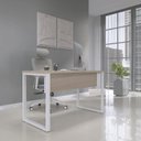 Ver imagem 1 de Mesa Madeira 120 x 60 M120/60P25TUB 120cm Industrial Branco