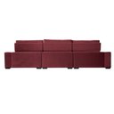 Ver imagem 6 de Sofá Retrátil e Reclinável 3,55m Cama inBox Big Puffer com SoftGel D40 Velupluma Vinho