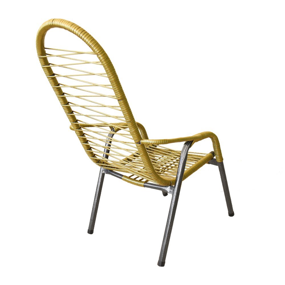 Cadeira de Fio para Varanda Area Externa Luxo Adulto Ouro - 3