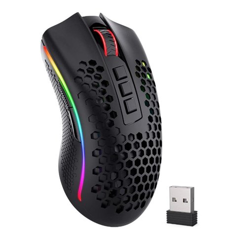 Mouse Gamer Wireless Redragon Storm Pro Rgb 16000dpi M808-ks