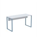 Ver imagem 3 de Mesa Madeira 120 x 60 M120/60P25TUB 120cm Industrial Cinza e Azul