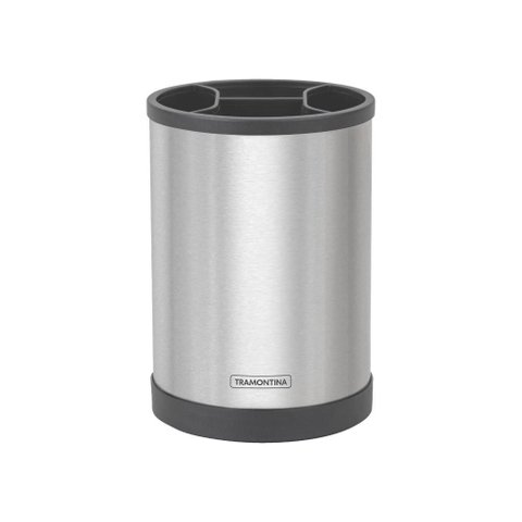 Porta-Utensílios Giratório Plurale em Aço Inox - Tramontina 61538130