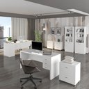 Ver imagem 4 de Conjunto para Escritório Branco 8 Peças Tecnomobili