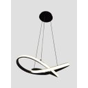 Ver imagem 1 de Lustre Led Integrado Infinito Luz Neutra 45w:cor Preto