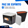 Porta Ração Container Até 15kg Pote Cachorro Dispenser Gato Cães Grande Vedação Loja Guardar Vedada  - 2