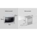 Ver imagem 6 de Forno de Embutir Elétrico Espelhado 44l com Grill e Timer Atlas U Top Style 220v