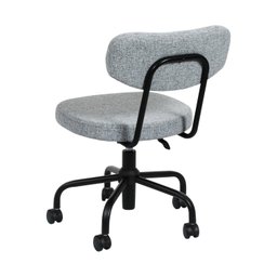 Cadeira para Escritório Decorativa Linho Giratória Fit - 2