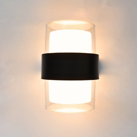 Arandela Led Transparente 10w 2 Fachos 3000-3500k Bivolt