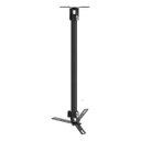 Ver imagem 1 de SUPORTE PROJETOR DATASHOW TETO BRAÇO 60 CM PRETO