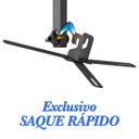 Ver imagem 6 de SUPORTE PROJETOR DATASHOW TETO BRAÇO 60 CM PRETO