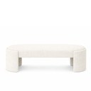 Ver imagem 2 de Recamier Puff Decorativo Fly 110cm Cama Casal Estofados:off White