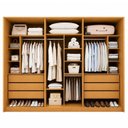Ver imagem 4 de Guarda Roupa Casal 6 Portas Vidro Refleta e 6 Gavetas MDF Imperiale Premium