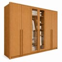 Ver imagem 2 de Guarda Roupa Casal 6 Portas Vidro Refleta e 6 Gavetas 100% MDF Imperiale Premium Yescasa