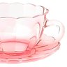Jogo de Xícaras de Vidro para Chá Peach Rosa 240 Ml - 12 Peças - 2
