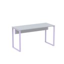 Ver imagem 3 de Mesa Madeira 120 x 60 M120/60P25TUB 120cm Industrial Cinza e Lilás