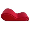 Ver imagem 3 de Poltrona Divã Tantra Courvin Uruguaio 160x45x69 Vermelho para Casais Desire Móveis
