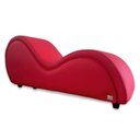 Ver imagem 2 de Poltrona Divã Tantra Courvin Uruguaio 160x45x69 Vermelho para Casais Desire Móveis