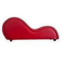 Ver imagem 4 de Poltrona Divã Tantra Courvin Uruguaio 160x45x69 Vermelho para Casais Desire Móveis
