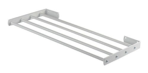 Prateleira De Cozinha 80cm Em Alumínio Elegance:Branco - 1