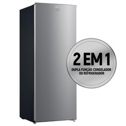 Freezer Vertical Philco 201 Litros Dupla Função Congelador ou Refrigerador Prata Pfv205i - 220v - 3