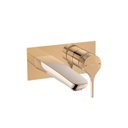 Ver imagem 1 de Kit com 3 Monocomando para Lavatório de Parede Insígnia Rosa/Rosé Gold Celite