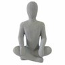 Escultura Decorativa em Cimento Cinza 28,5cm WF0021 BTC - 1