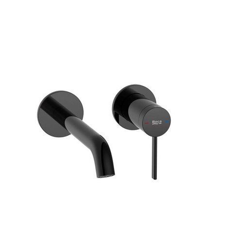 Kit com 3 Monocomando para Lavatorio de Parede Ona Preto/Titanium Black Celite