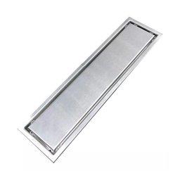 Ralo Linear Oculto 40cm Inox Banheiro Lavabo Anti Odor Anti Inseto Lavanderia Invisivel Seguro - 2