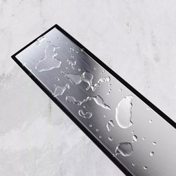 Ralo Linear Oculto 40cm Inox Banheiro Lavabo Anti Odor Anti Inseto Lavanderia Invisivel Seguro - 1