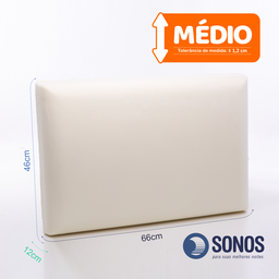 Kit Travesseiros Puro Visco Médio 12 Cm Sonos 2 Unidades - 4