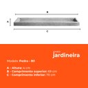 Ver imagem 3 de Prato para Vaso Jardineira Pedra 80 Afort