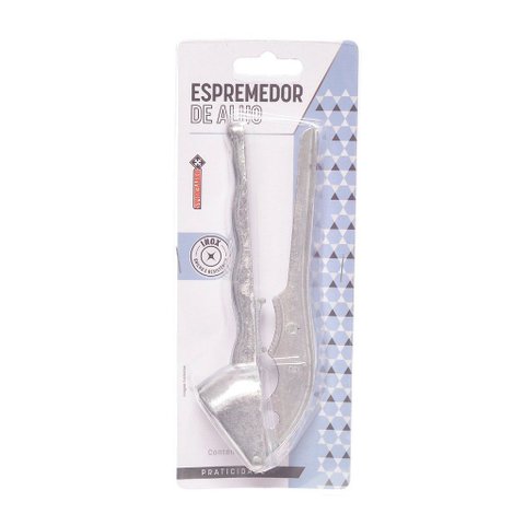 Espremedor Amassador de Alho em Inox 15,5cm