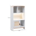 Ver imagem 5 de Estante Infantil Wave 1 Porta em Rattan, com LED e 4 Nichos Casatema MadeiraOriginals Branco/Marrom