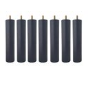 Ver imagem 1 de Kit 7 Pés de Cama Box Baú 20cm Casal Pés de Madeira Kit Pés Palito