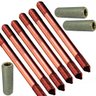 Kit 6 Haste Terra 5/8 X2,4m C/rosca Prolongavel + Luva - 1