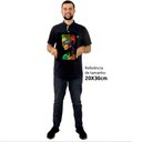 Ver imagem 2 de Quadro Decorativo Mulher Colors em Moldura Caixa TaColado Moldura Caixa Alta 4,5cm Branca com Vidro 