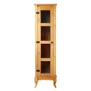 Ver imagem 4 de Cristaleira 1 Porta Vidro Torre Madeira Maciça Mel D161 Shop Jm Mel